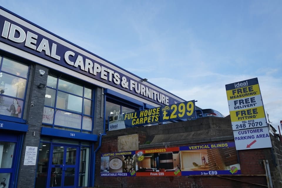 Ideal Furniture World ecommerce and showroom imagery